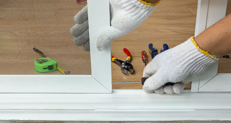 Sliding Glass Door Off Rails Repair in Crestview, FL