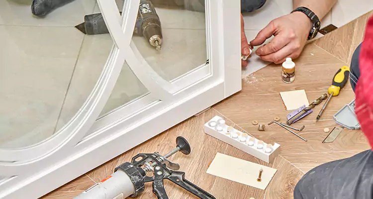 Interior Patio Door Casing Repair in Crestview, FL